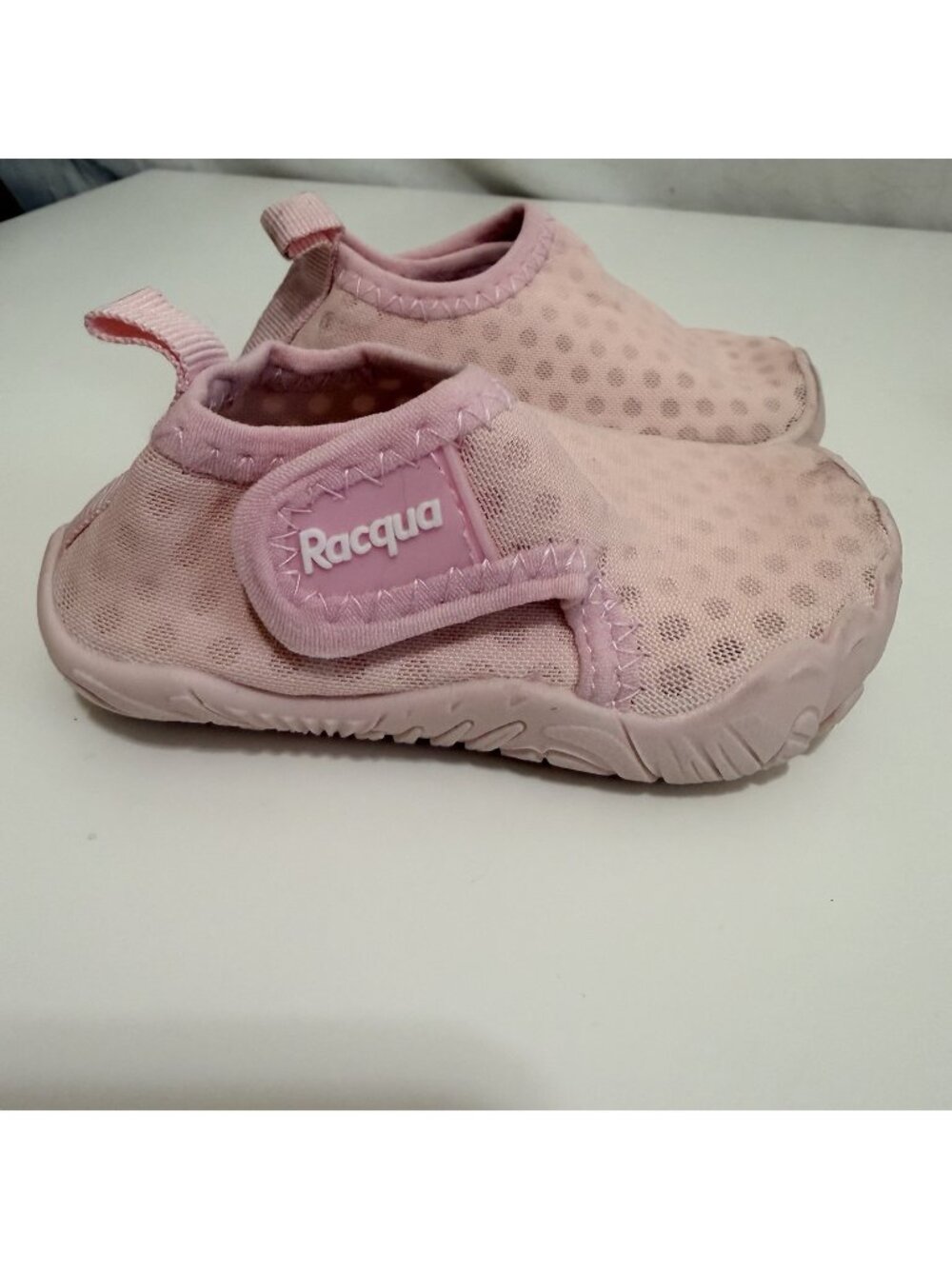 Racqua Toddler Baby Water Shoes Swimming Slip On Pink Size 130/ U.S. 6